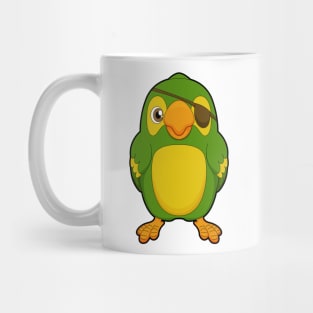 Parrot as Pirate with Eyepatch Mug